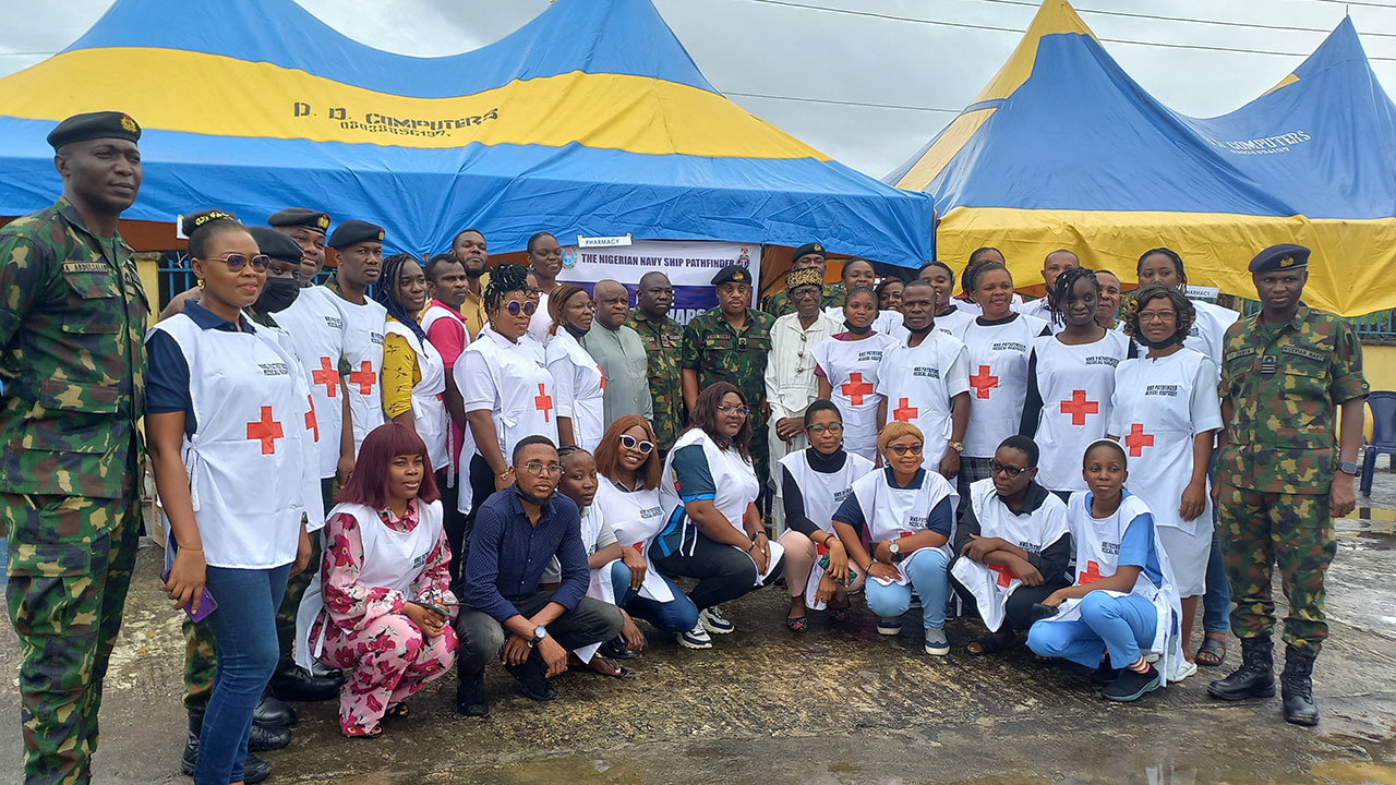 Navy conducts free medical assistance in Rivers communities to promote civil-military relations