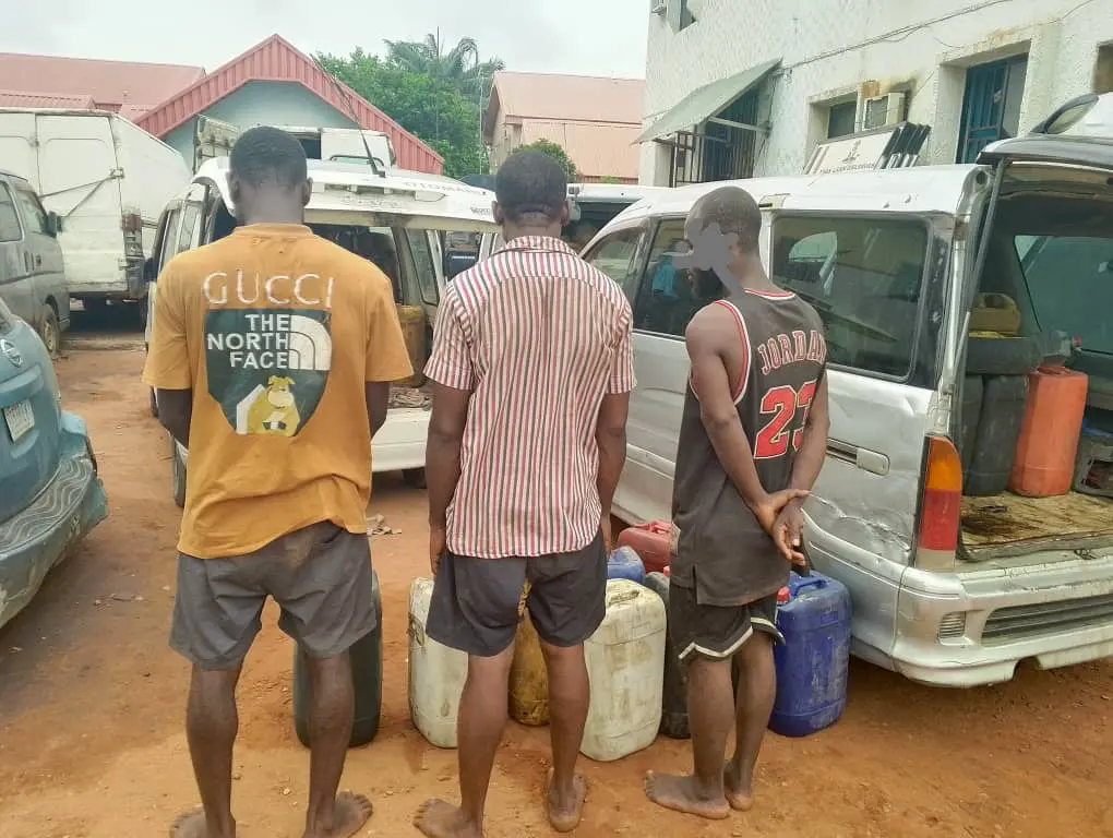 Oil theft: NSCDC arrests 3 suspects in Anambra